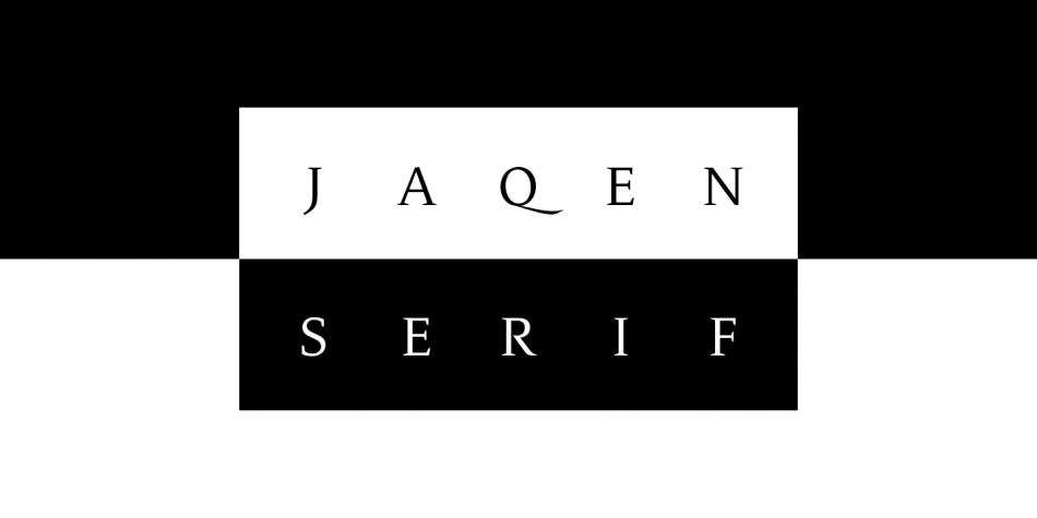 Beispiel einer Jaqen-Schriftart